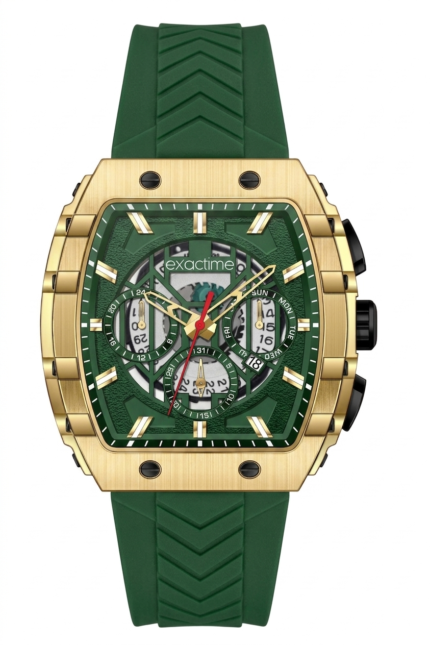 Rubber chronograph: 6F67303-3