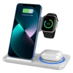 WIWU 15W 3-in-1 Foldable Wireless Charger - Imagen 4