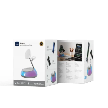 WIWU Aurora Qi2 3-in-1 Wireless Charger