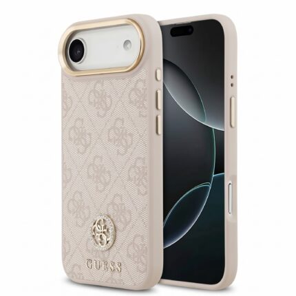 GUESS Luxury Faux Leather Rhinestone Case for iPhone 17 Air