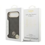 GUESS Luxury Faux Leather Rhinestone Case for iPhone 17 Air - Imagen 6