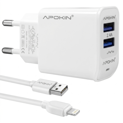 APOKIN Rapido Red Lightning Charger 2.4A