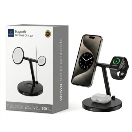 WIWU 4-in-1 Magnetic Wireless Charger