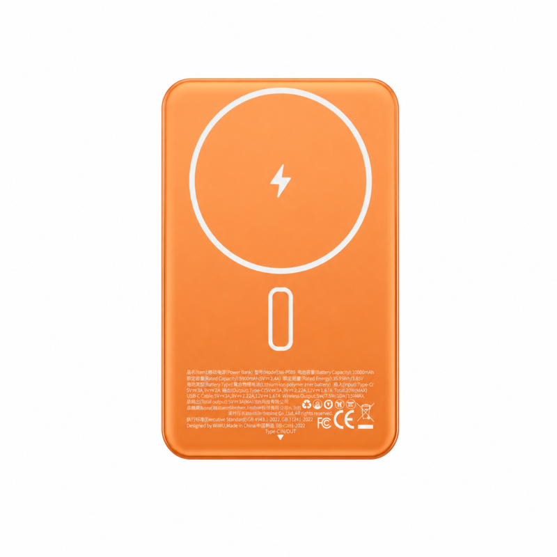 Powerbank PD 20W 10000mAh Naranja1