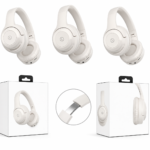 Dam P2961 wireless Bluetooth headphones with foldable over-ear design and deep bass stereo sound.