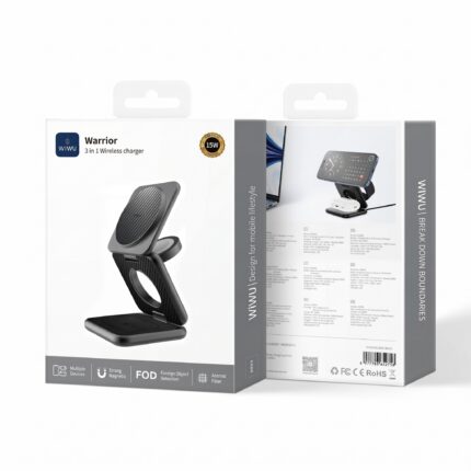 WIWU Kevlar 3-in-1 Wireless Charger Station