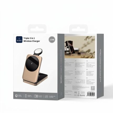 WIWU 3-in-1 Wireless Charging Station