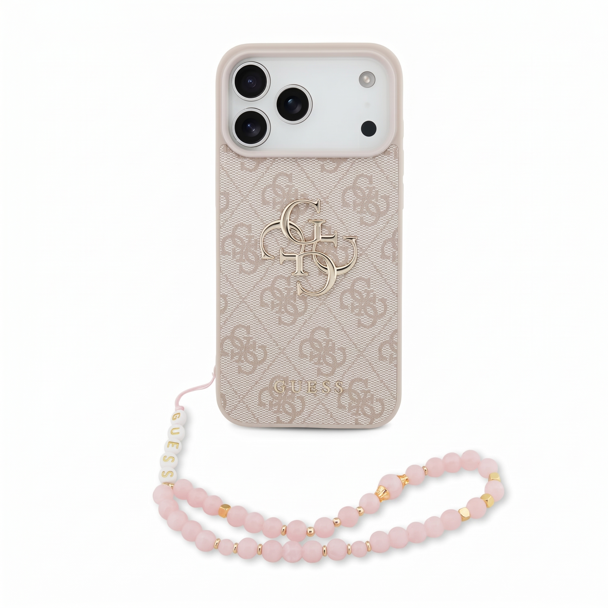 pink iphone17 pro guess GUESS iPhone 17 Pro Max Case with Great Classic Logo - Imagen 1