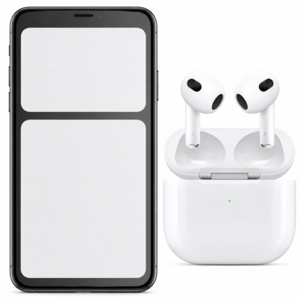 DAM TWS‑4 Wireless Bluetooth Earbuds with Smart Charging Case & LED Battery Display.