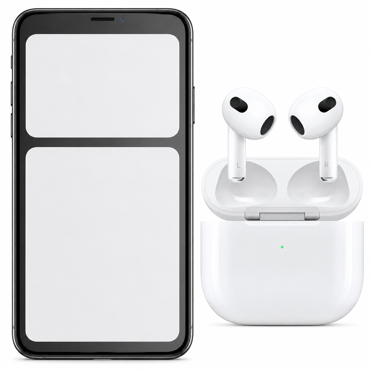 tws ayra DAM TWS‑4 Wireless Bluetooth Earbuds with Smart Charging Case & LED Battery Display. - Image 1
